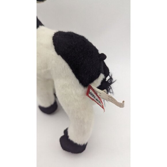 Douglas Sweet Cream 8" Baby Cow Plush Stuffed Animal Black & White Holstein Bull - Picture 4 of 5